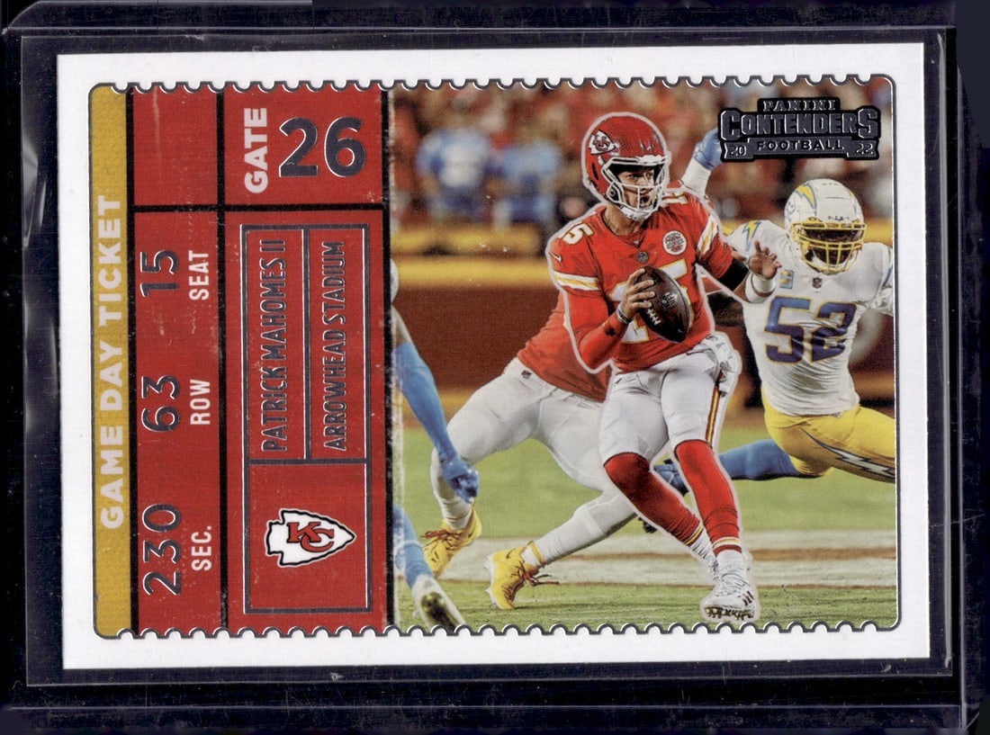 Patrick Mahomes Game Day Ticket 2022 Panini Contenders #GDT-PMA (1 of 2)