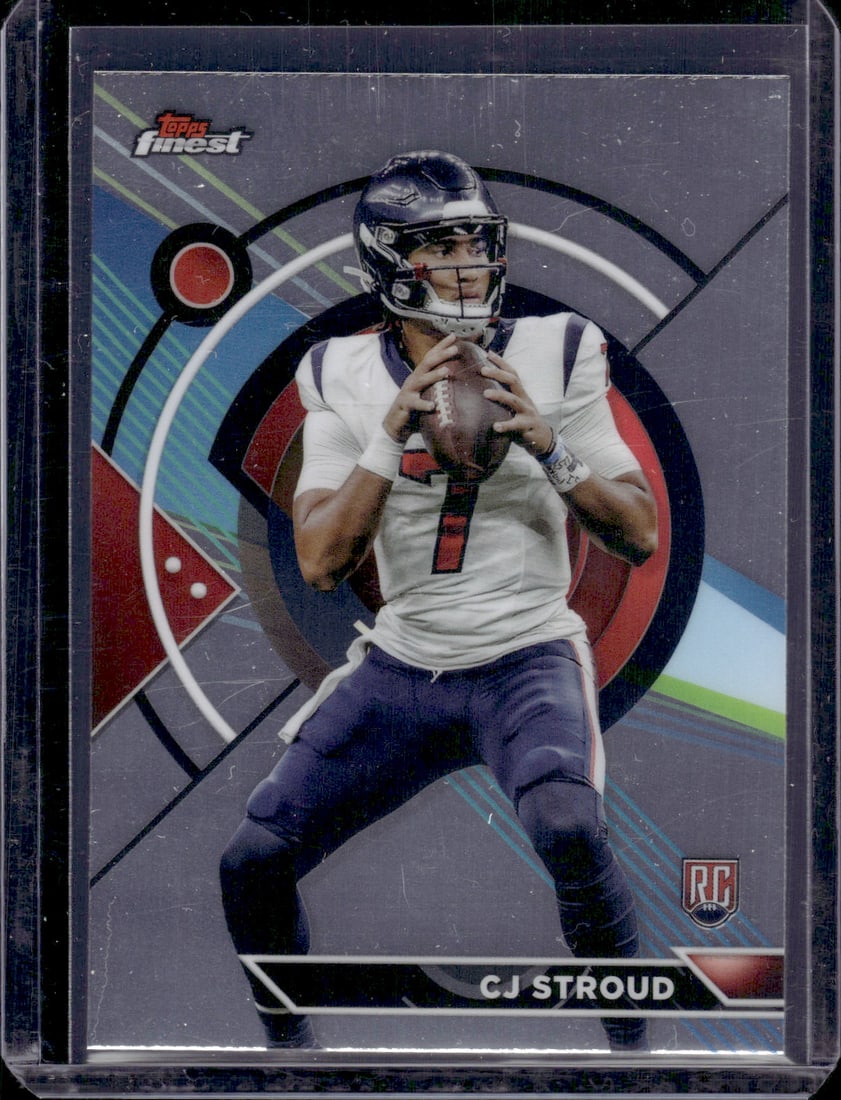 Cj Stroud Topps Finest RC 2023 Topps Composite #189: Cj Stroud Topps Finest RC 2023 Topps Composite #189