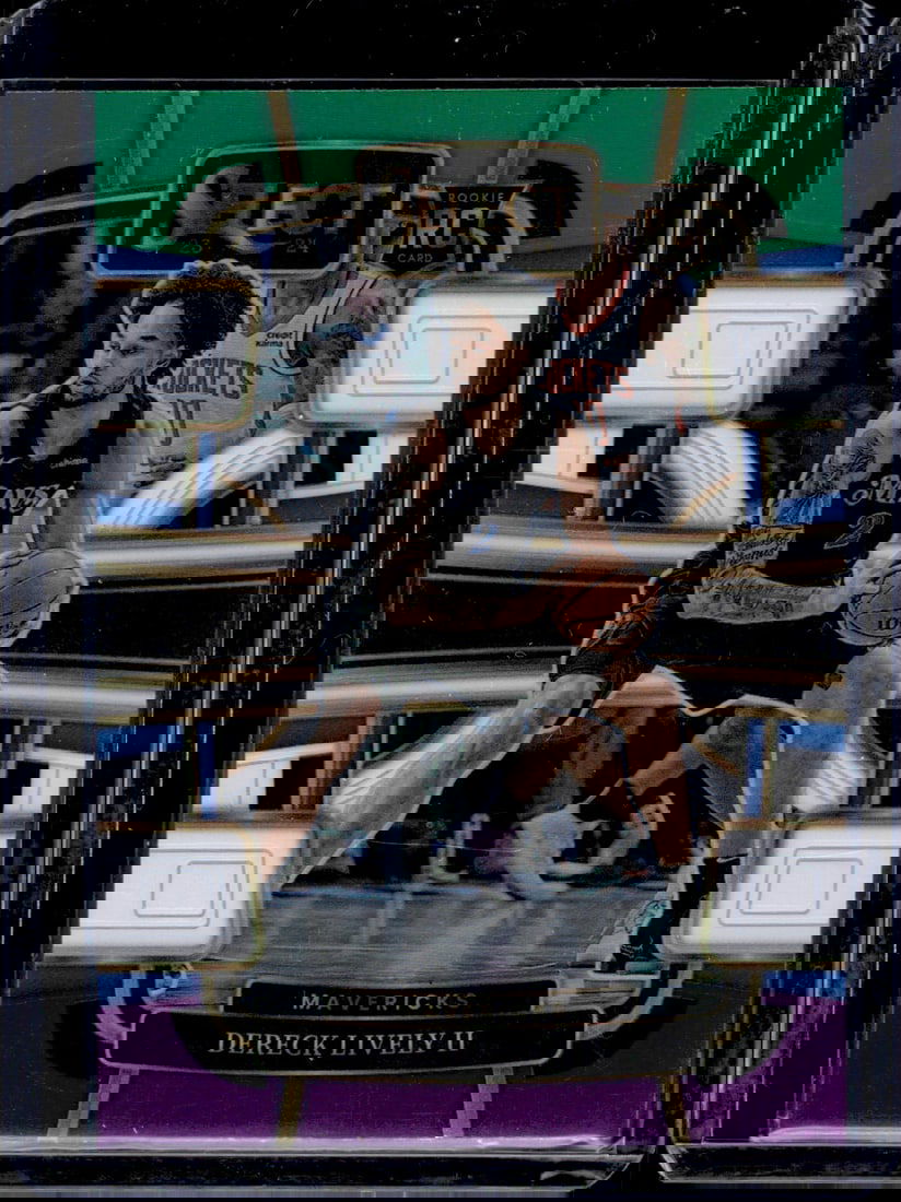 Dereck Lively Green/White/Purple Prizm RC 2023-24 Panini Select #76 (1 of 2)