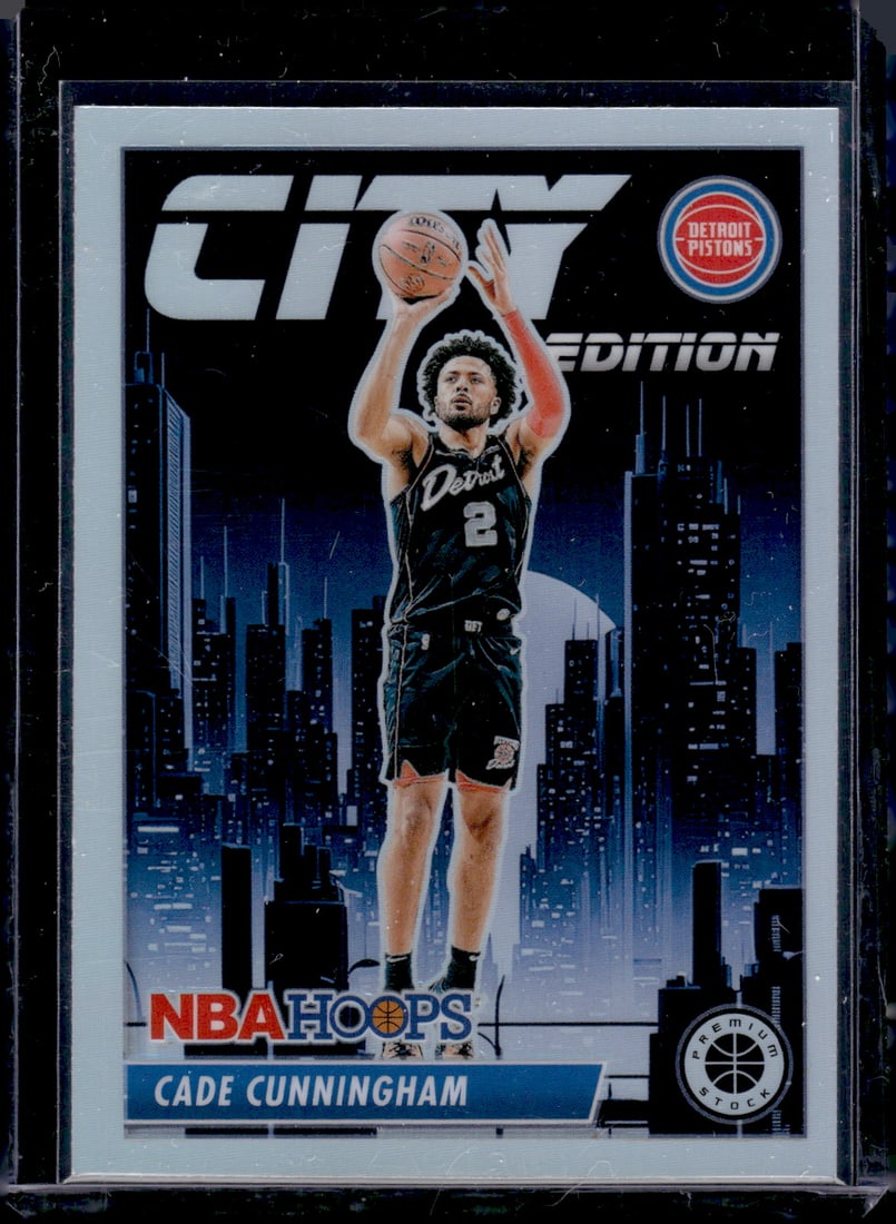 Cade Cunningham City Edition Silver Prizm 2023-24 Panini Prizm #29: Cade Cunningham City Edition Silver Prizm 2023-24 Panini Prizm #29