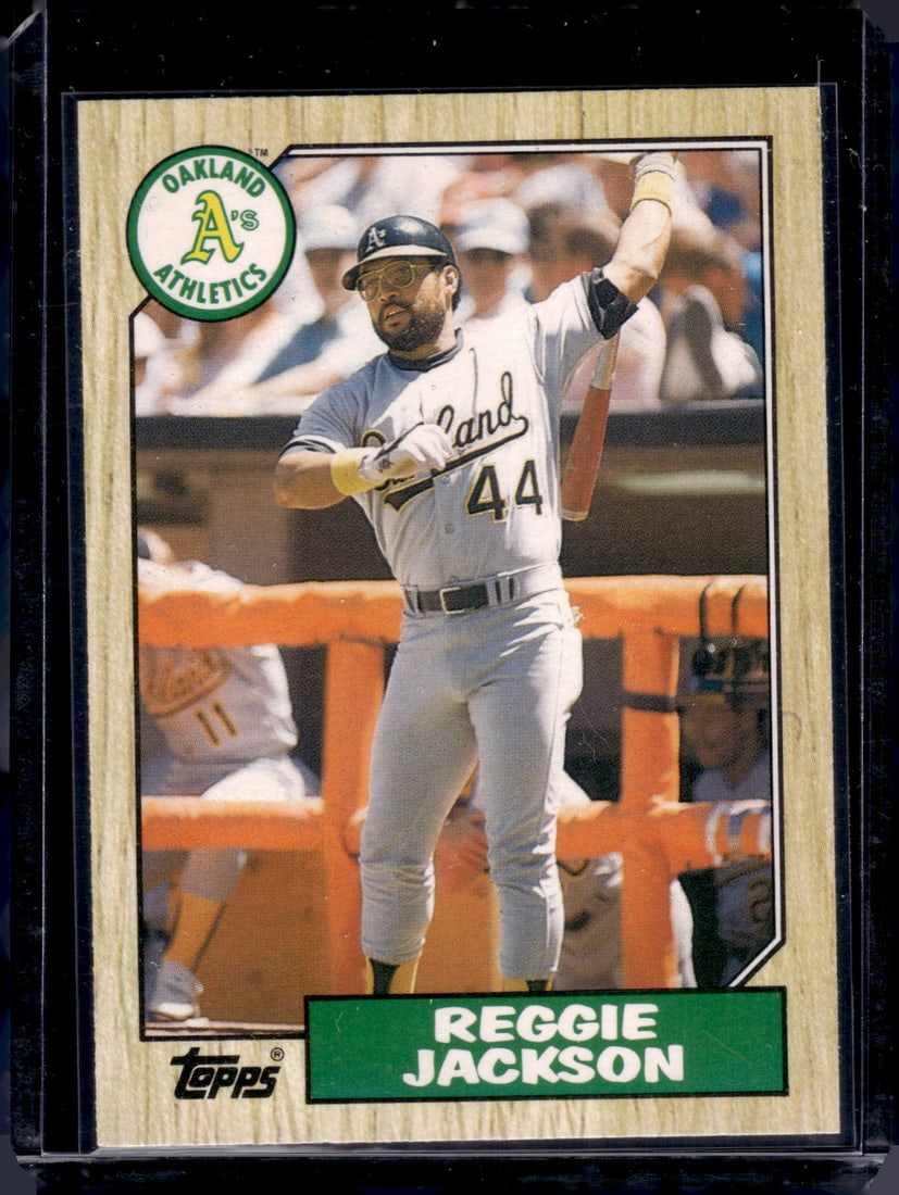 Reggie Jackson 1987 Topps #52T: Reggie Jackson 1987 Topps #52T