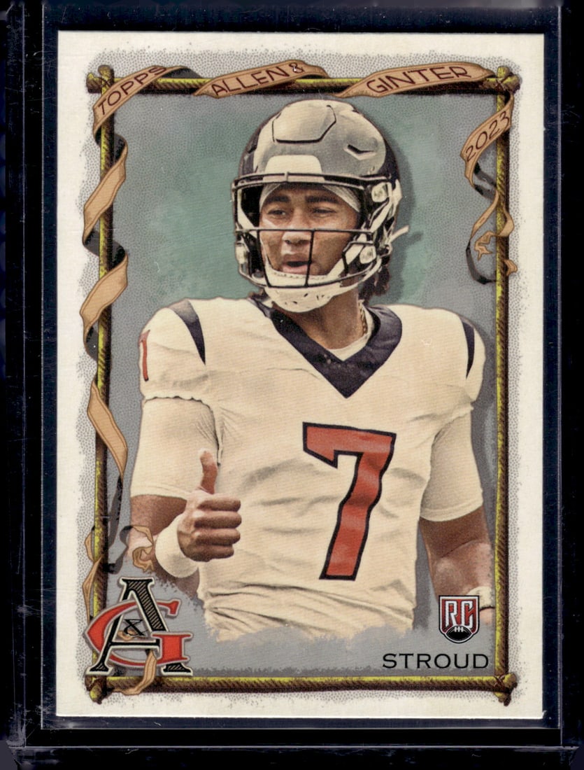 Cj Stroud Allen & Ginter RC 2023 Topps Composite #402: Cj Stroud Allen & Ginter RC 2023 Topps Composite #402