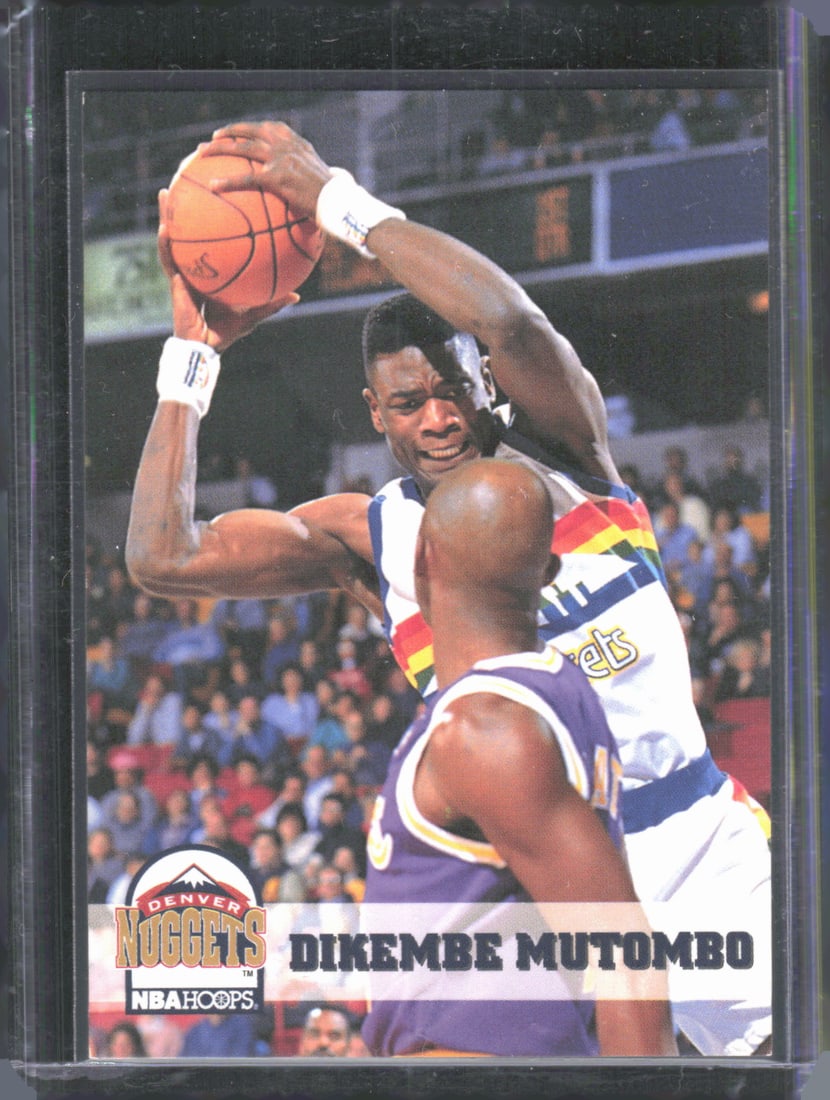Dikembe Mutombo Vintage Basketball Card 1993-94 Hoops #56 (1 of 2)