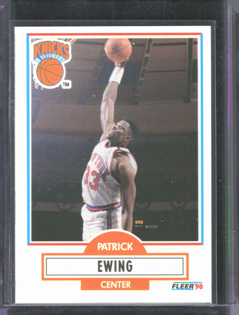 Patrick Ewing Vintage Basketball Card 1990-91 Fleer #125 (1 of 2)