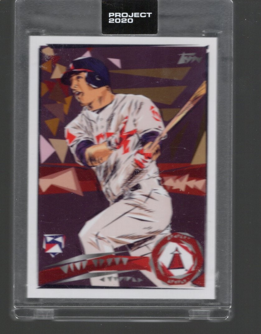 Mike Trout Topps Project 2020 Original Card 2011 Topps Update #US175 - Artist: Lawrence Atolgue (1 of 2)