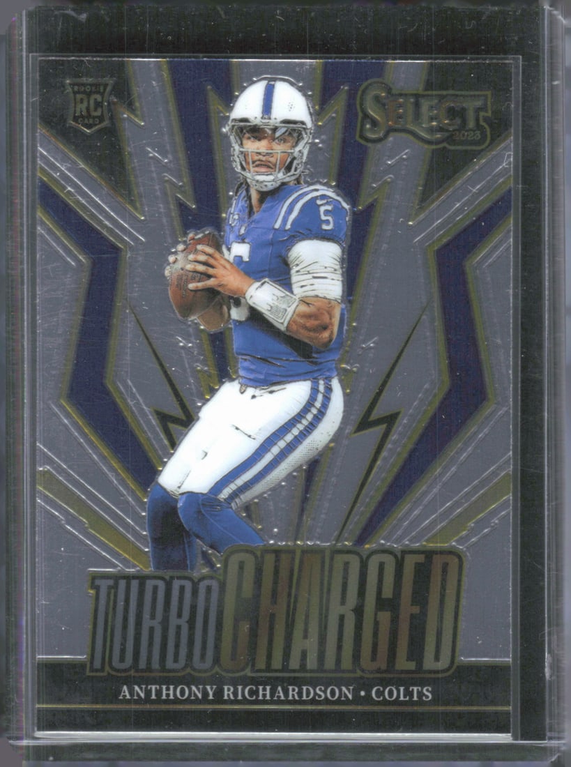 Anthony Richardson Turbocharged 2023 Panini Select #TUR-ARI: Anthony Richardson Turbocharged 2023 Panini Select #TUR-ARI