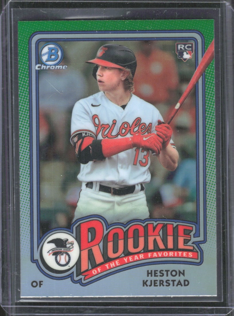 Heston Kjerstad Rookie of the Year Favorites 2024 Bowman #ROY-14: Heston Kjerstad Rookie of the Year Favorites 2024 Bowman #ROY-14