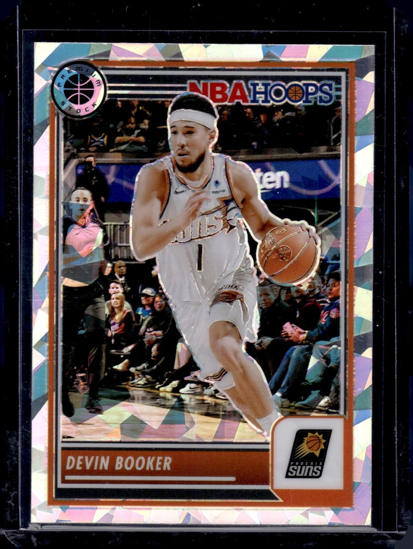 Devin Booker Cracked Ice 2023-24 Panini Premium Stock #96 (1 of 2)