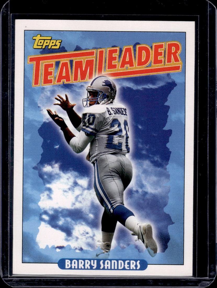 Barry Sanders Team Leader 1993 Topps #174: Barry Sanders Team Leader 1993 Topps #174