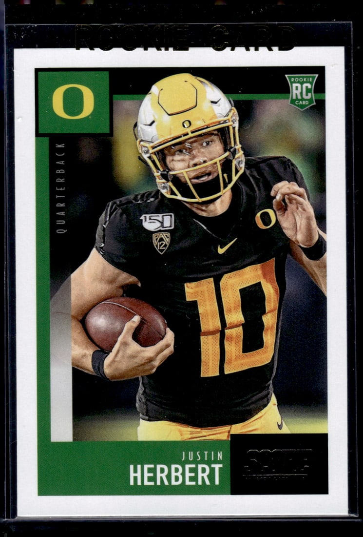 Justin Herbert RC 2020 Panini Score #362: Justin Herbert RC 2020 Panini Score #362