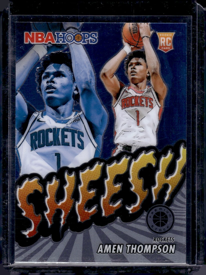 Amen Thompson Sheesh RC 2023-24 Panini Premium Stock #4: Amen Thompson Sheesh RC 2023-24 Panini Premium Stock #4