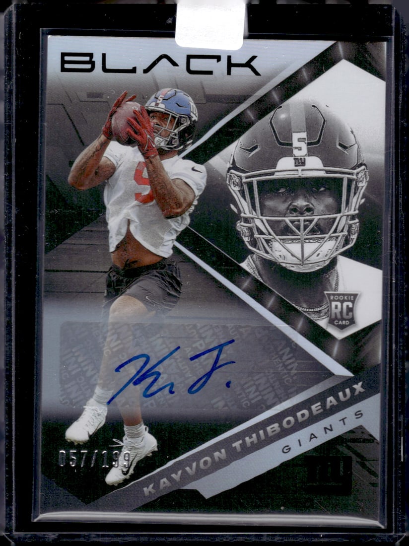Kayvon Thibodeaux RC Auto /199 2022 Panini Black #144 (1 of 2)