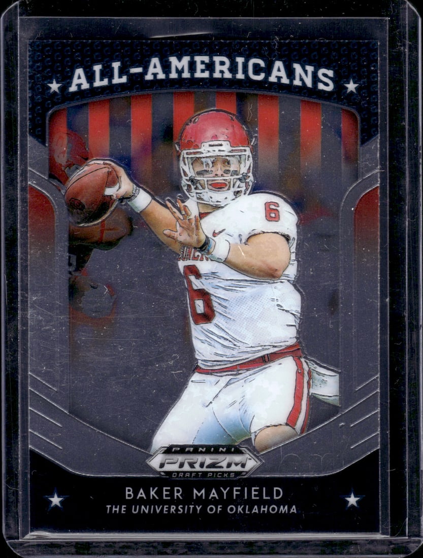 Baker Mayfield All-Americans 2019 Panini Prizm Draft Picks #18 (1 of 2)