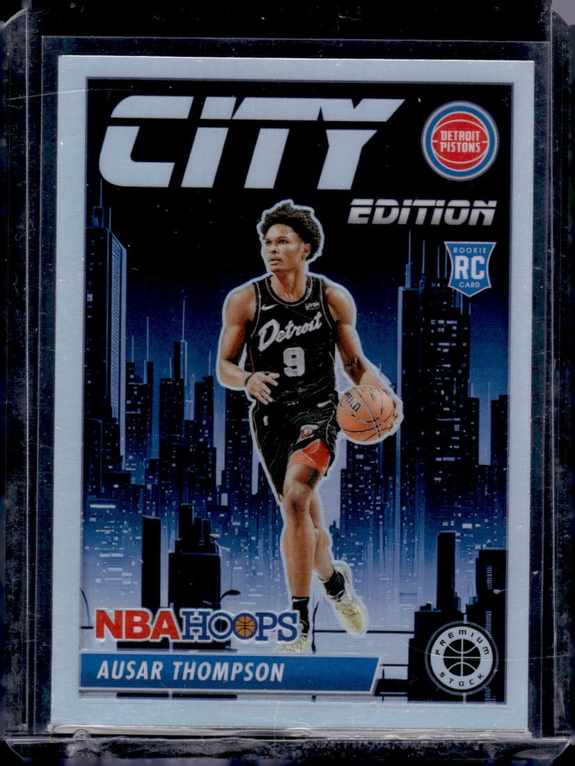 Ausar Thompson City Edition Silver Prizm RC 2023-24 Panini Premium Stock #11 (1 of 2)