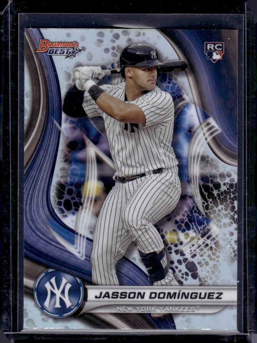 Jasson Dominguez Refractor RC 2024 Bowman's Best #44: Jasson Dominguez Refractor RC 2024 Bowman's Best #44
