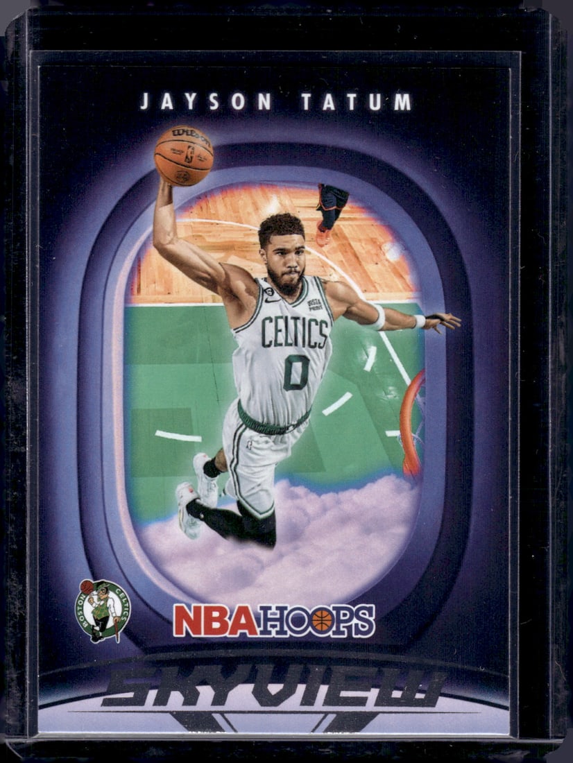 Jayson Tatum Skyview 2023-24 Panini NBA Hoops #12 (1 of 2)