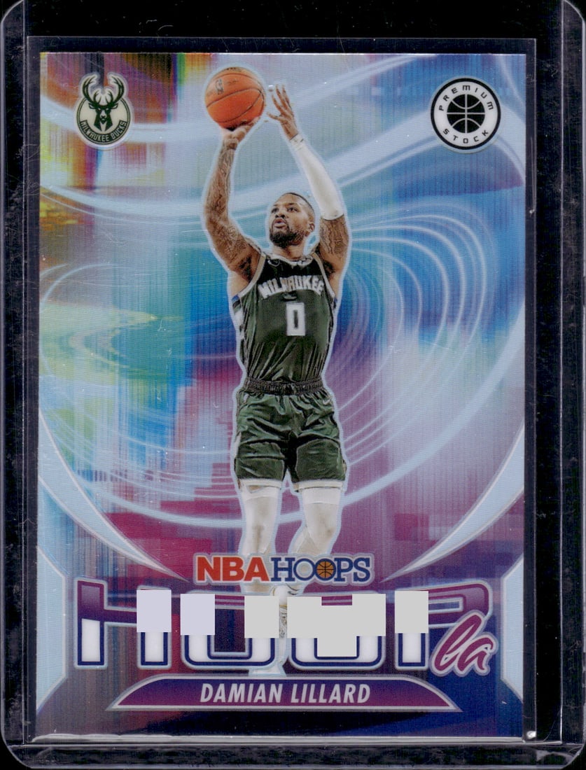 Damian Lillard Hoopla Silver Prizm 2023-24 Panini Premium Stock #2 (1 of 2)