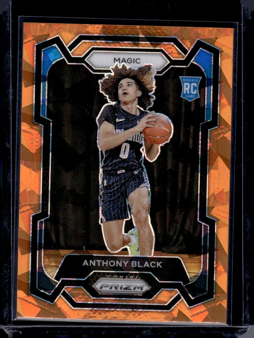 Anthony Black Orange Cracked Ice RC 2023-24 Panini Prizm #170 (1 of 2)