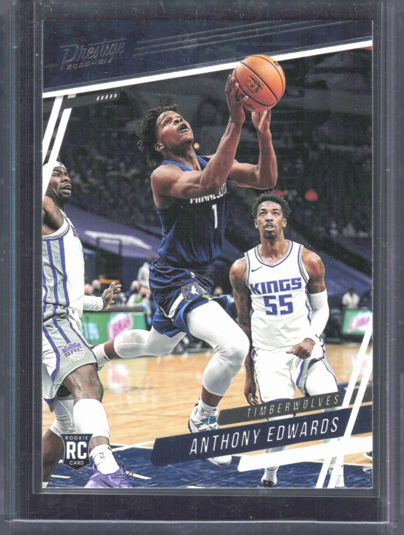 Anthony Edwards Rookie 2020-21 Panini Chronicles Prestige #58: Anthony Edwards Rookie 2020-21 Panini Chronicles Prestige #58