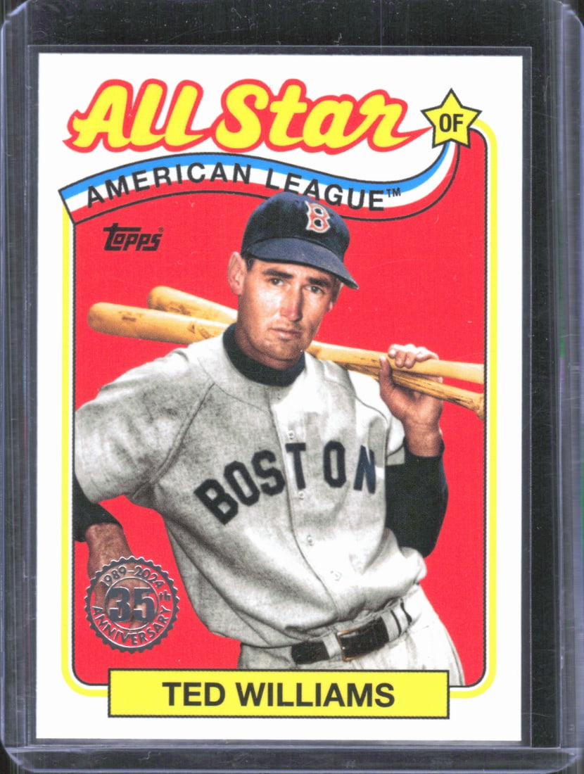 Ted Williams 1989 Topps Baseball 35th Anniversary All-Stars 2024 Topps #89ASB-31 (1 of 2)