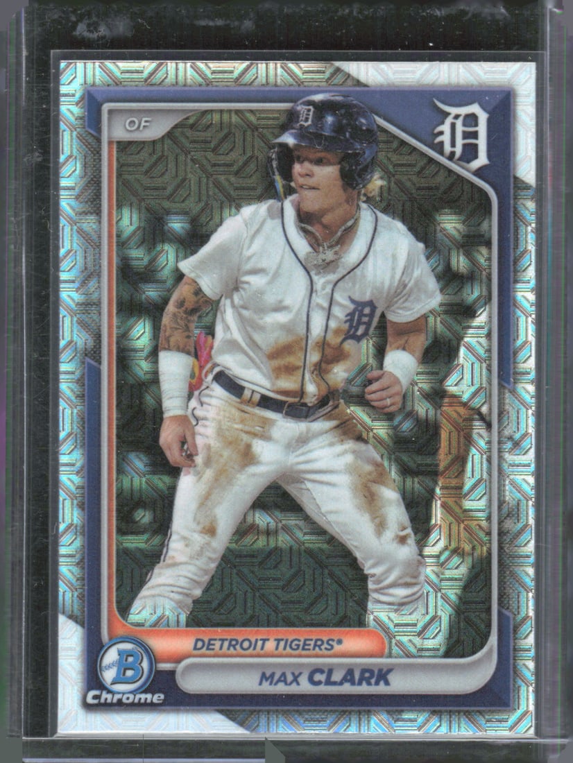 Max Clark Chrome Prospects Mojo Refractors 2024 Bowman #BCP-74 (1 of 2)