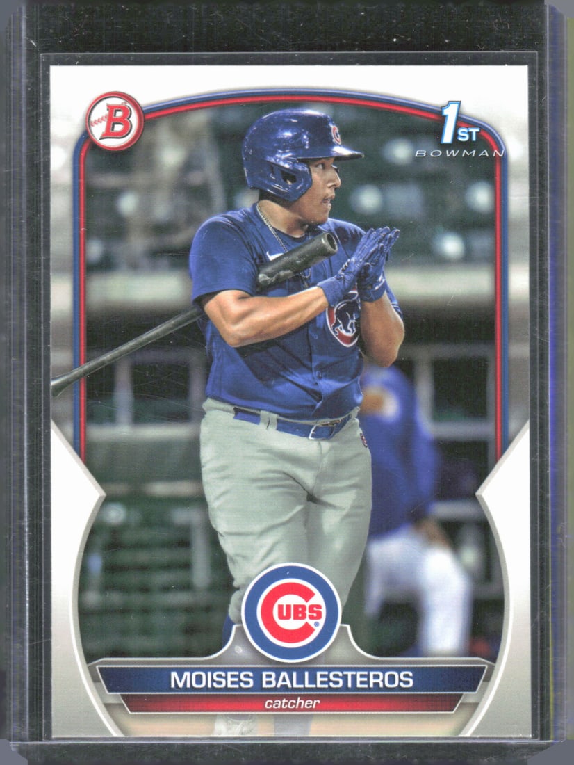 Moises Ballesteros 1st Bowman Prospects 2023 Bowman #BP-11: Moises Ballesteros 1st Bowman Prospects 2023 Bowman #BP-11