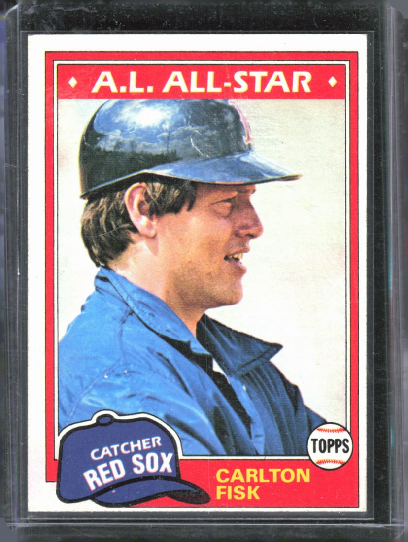 Carlton Fisk 1981 Topps Vintage Baseball Card #480 (1 of 2)