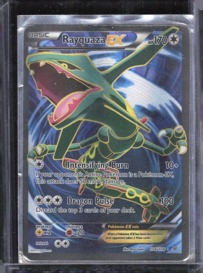 Rayquaza ex Full Art 2015 Pokemon: Roaring Skies