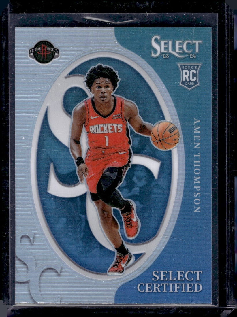Amen Thompson Select Certified Silver Prizm RC 2023-24 Panini Select #5 (1 of 2)