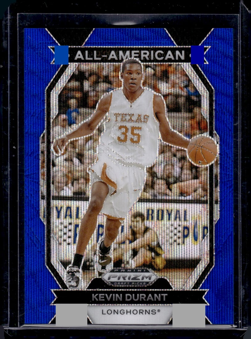 Kevin Durant All-American Blue Wave Prizm /249 2024 Panini Prizm Draft Picks #5 (1 of 2)