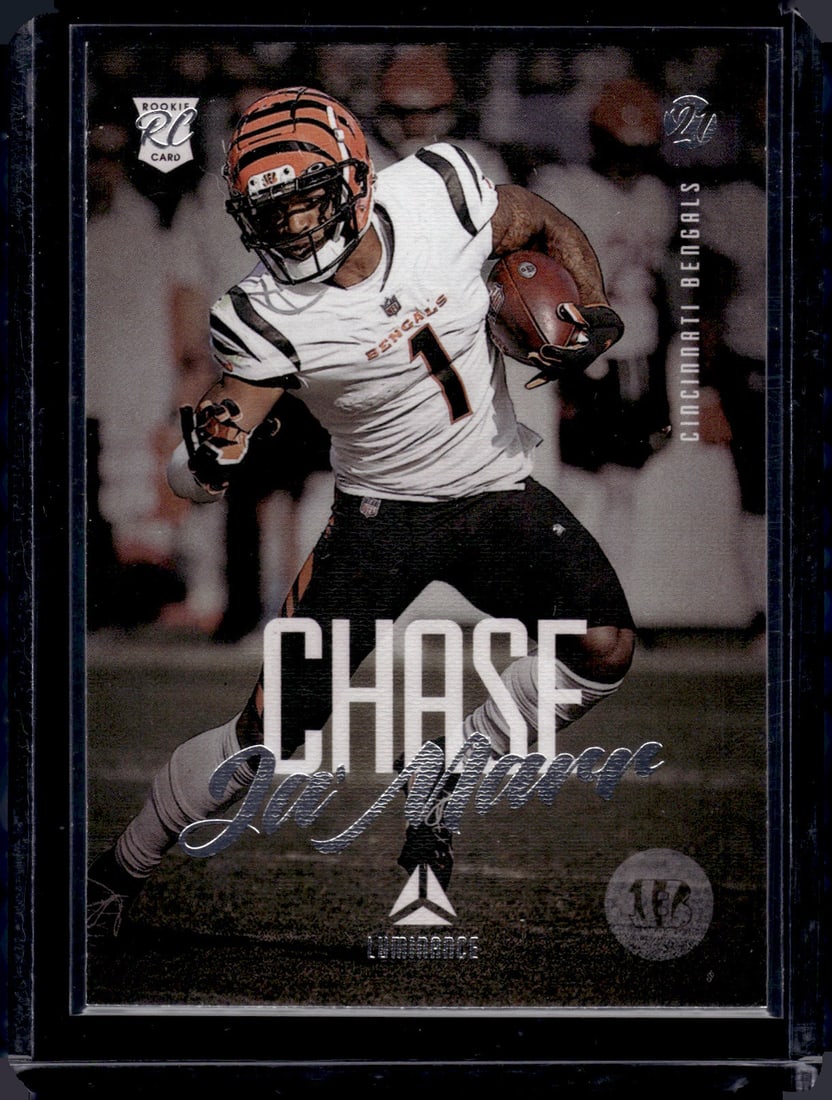 Ja'Marr Chase RC 2021 Panini Chronicles Luminance #212 (1 of 2)