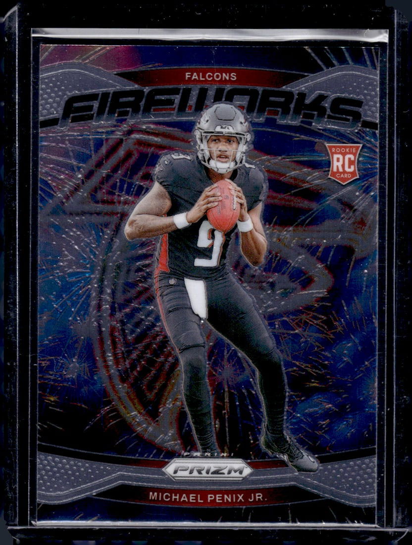 Michael Penix Jr. Fireworks RC 2024 Panini Prizm #16 (1 of 2)