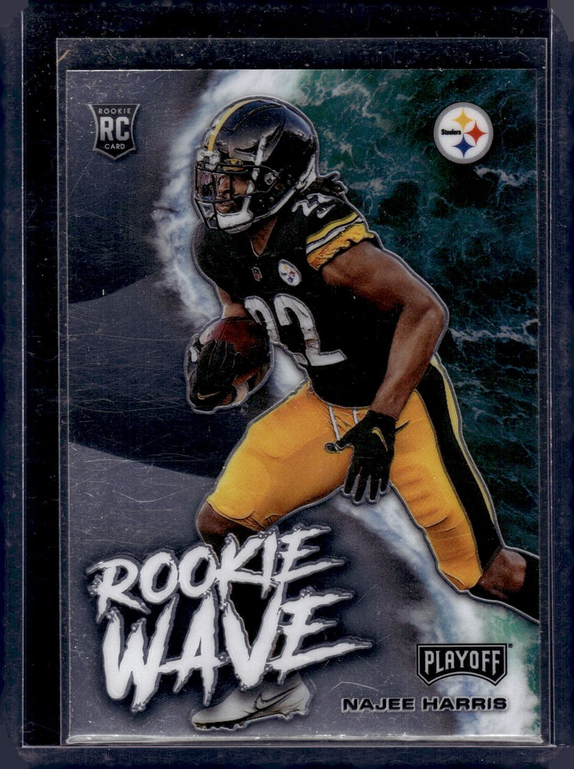 Najee Harris Rookie Wave 2021 Panini Playoff #RW-NHA: Najee Harris Rookie Wave 2021 Panini Playoff #RW-NHA