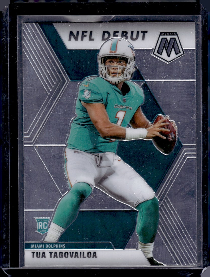 Tua Tagovailoa RC 2020 Panini Mosaic #262: Tua Tagovailoa RC 2020 Panini Mosaic #262
