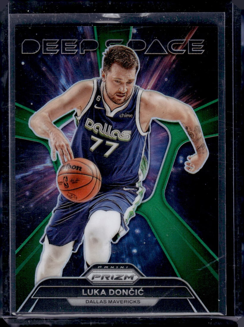 Luka Doncic Deep Space Green Prizm 2023-24 Panini Prizm #6 (1 of 2)