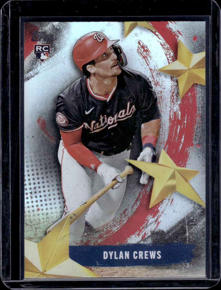 Dylan Crews Stars of MLB RC 2025 Topps Series One #SMLB-30: Dylan Crews Stars of MLB RC 2025 Topps Series One #SMLB-30
