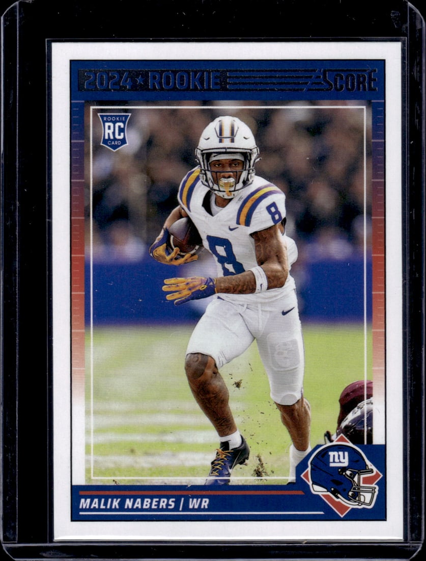 Malik Nabers RC 2024 Panini Score #306: Malik Nabers RC 2024 Panini Score #306