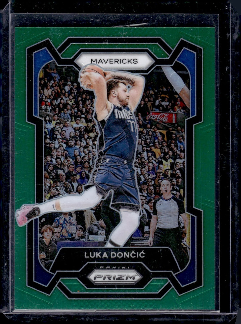 Luka Doncic Green Prizm 2023-24 Panini Prizm #110 (1 of 2)