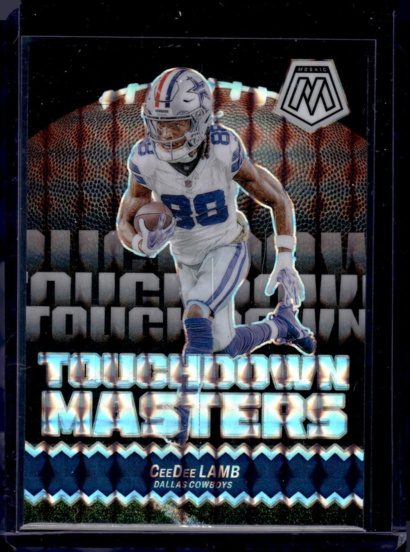 CeeDee Lamb Touchdown Master Silver Mosaic Prizm 2024 Panini Msoaic #TM-CDL (1 of 2)
