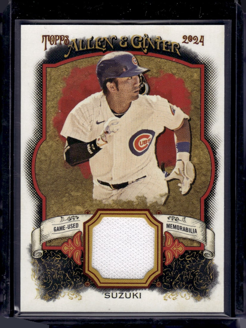 Seiya Suzuki Game Used Patch 2024 Topps Allen & Ginter #AGR-SS (1 of 2)