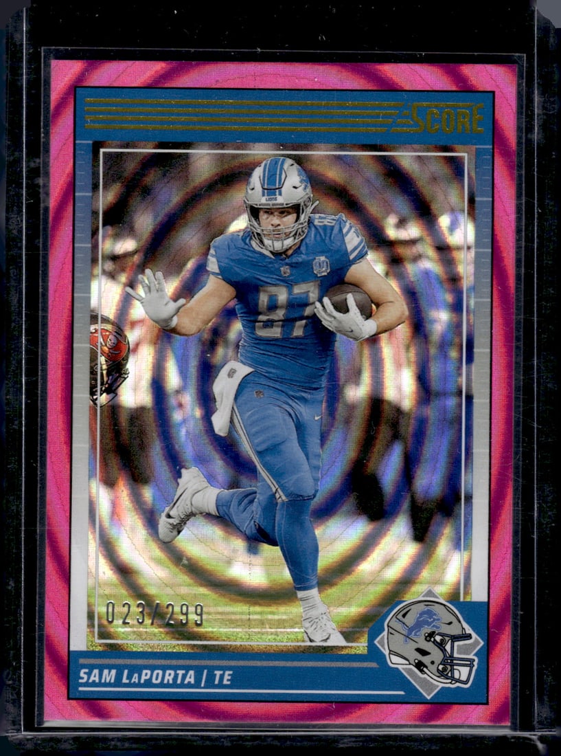Sam LaPorta Ellipse /299 2024 Panini Score #95: Sam LaPorta Ellipse /299 2024 Panini Score #95