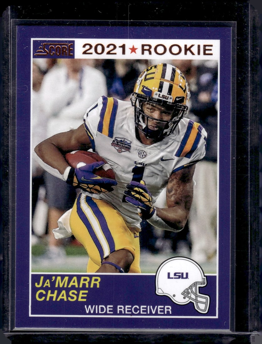 Ja'Marr Chase RC 2021 Panini Chronicles Draft Picks #62 (1 of 2)