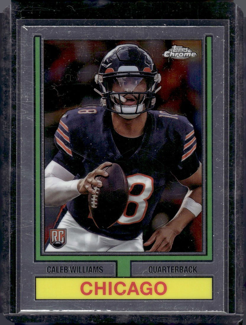 Caleb Williams 1974 Throwback RC 2024 Topps Chrome #74TF-1 (1 of 2)