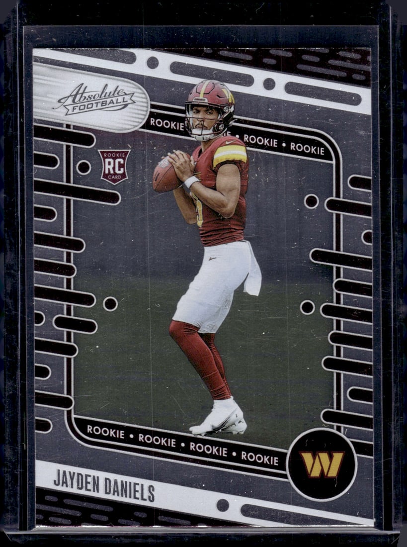 Jayden Daniels RC 2024 Panini Absolute #102: Jayden Daniels RC 2024 Panini Absolute #102