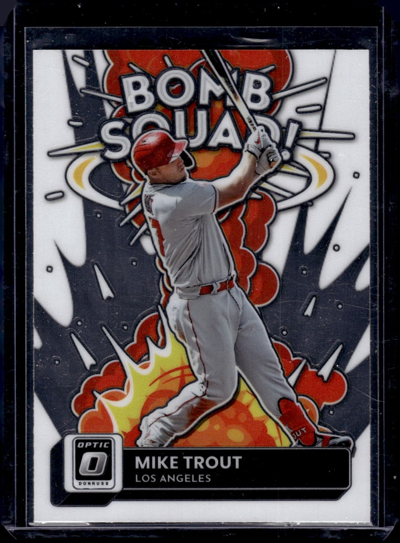 Mike Trout Bomb Squad 2022 Donruss Optic #BS-8: Mike Trout Bomb Squad 2022 Donruss Optic #BS-8