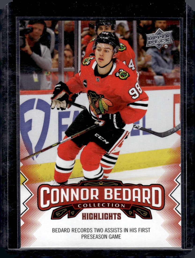 Connor Bedard Highlights 2023-24 Upper Deck Connor Bedard Collection #9 (1 of 2)