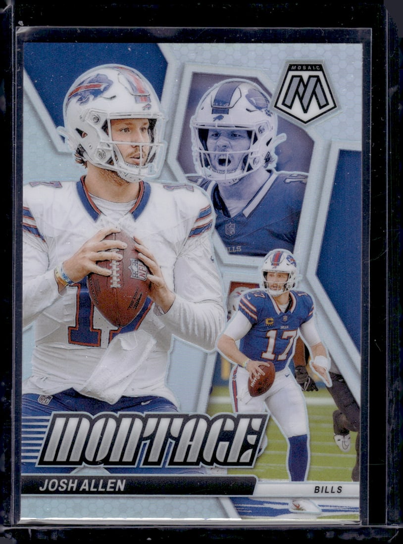 Josh Allen Montage Silver Prizm 2024 Panini Mosaic #M-9 (1 of 2)