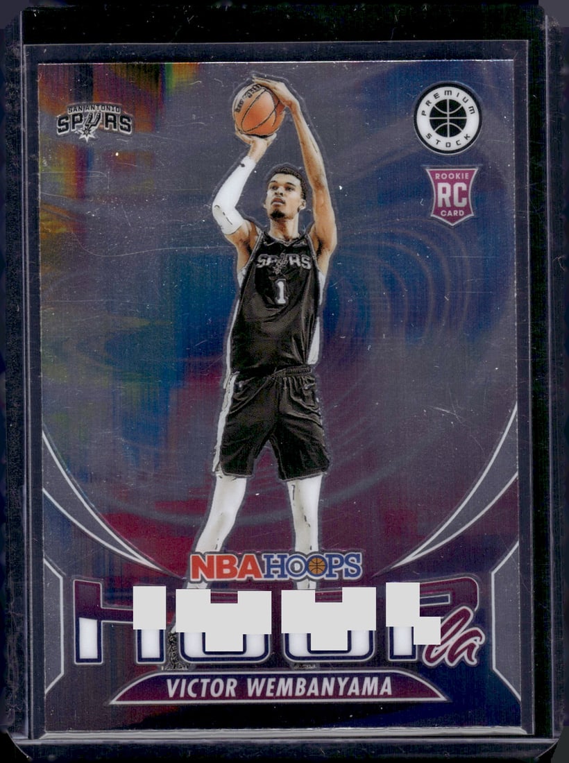Victor Wembanyama Hoopla RC 2023-24 Panini Premium Stock #5: Victor Wembanyama Hoopla RC 2023-24 Panini Premium Stock #5