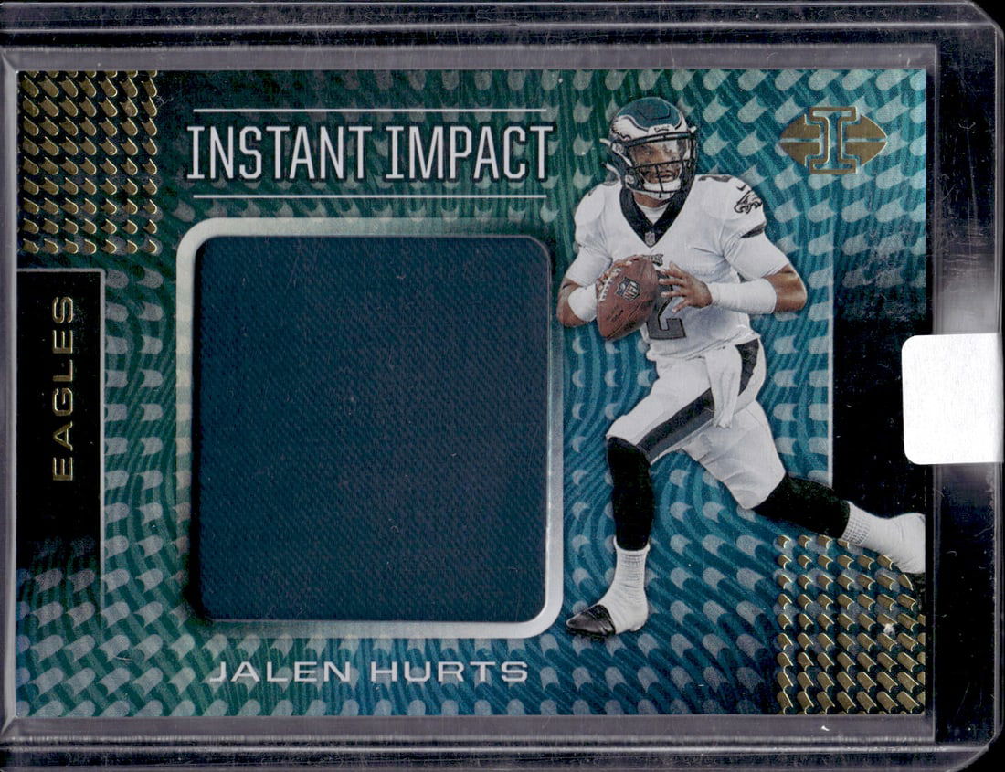 Jalen Hurts Instant Impact RC Patch 2020 Panini Iluusions #117 (1 of 2)
