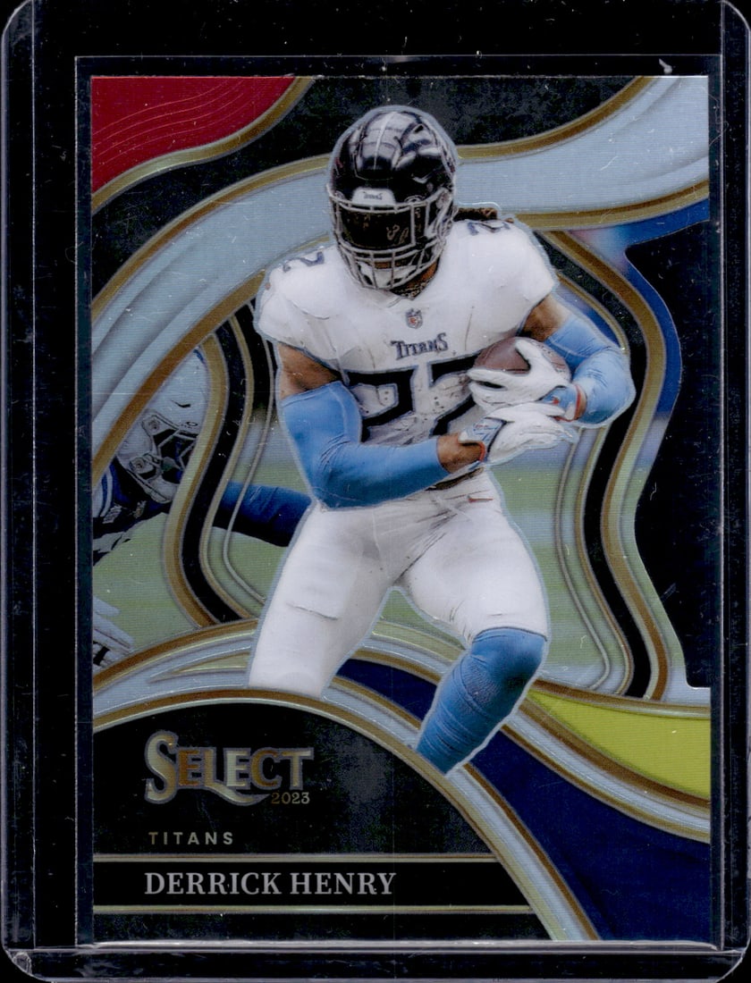 Derrick Henry Red/Yellow Prizm Club Level Die Cut 2023 Panini Select #276 (1 of 2)